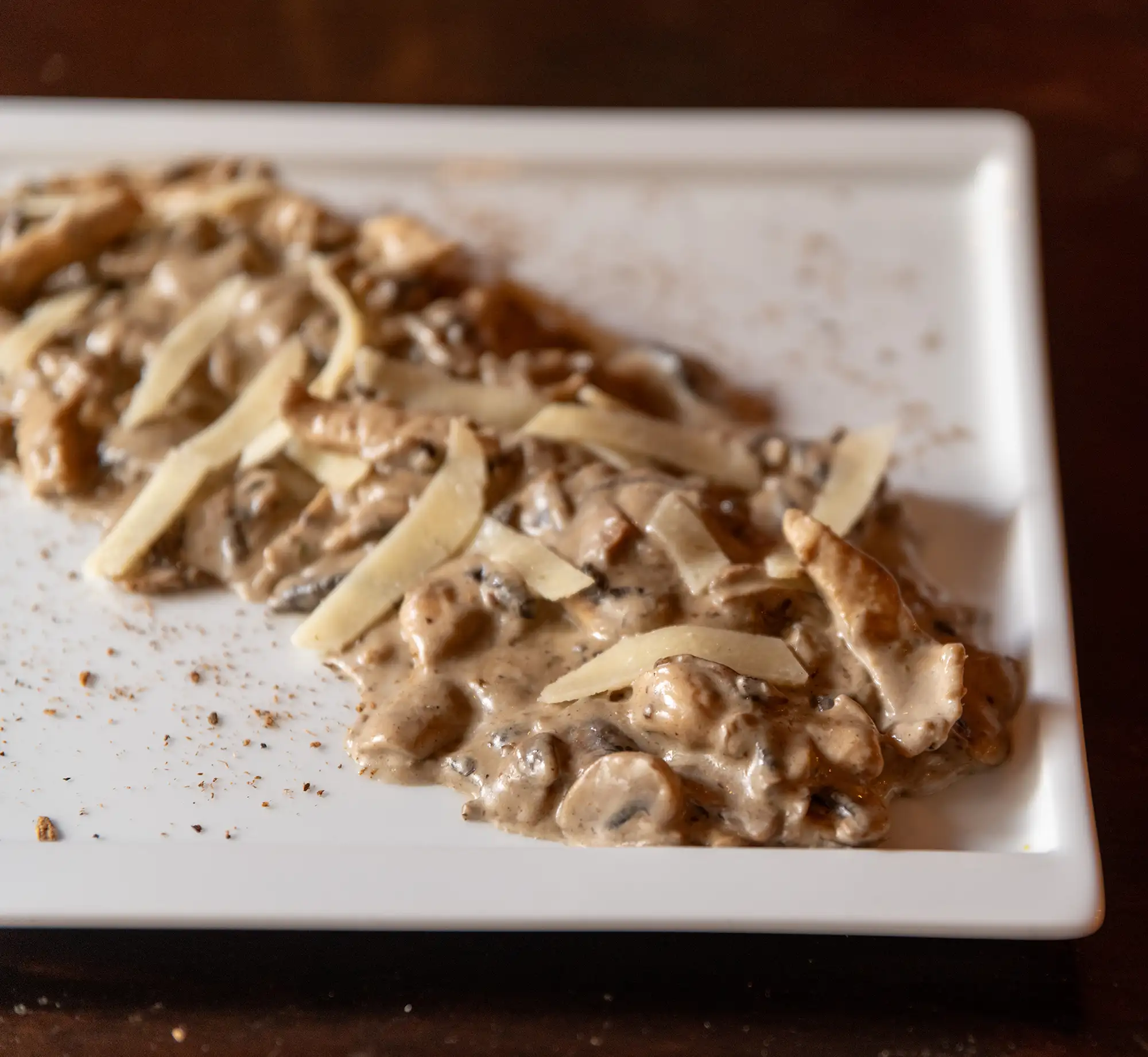 Emincé de poulet aux champignons